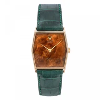 Rolex Cellini 4122 18k Gold Brown