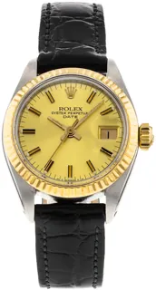 Rolex Datejust 6917 Yellow gold and Stainless steel Champagne