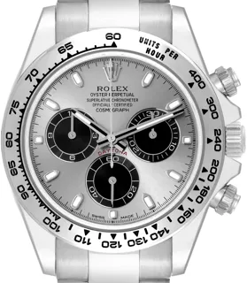 Rolex Daytona 116509 White gold Silver