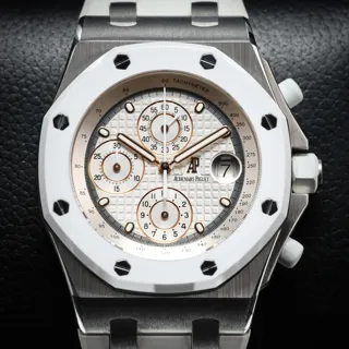 Audemars Piguet Royal Oak Offshore 26172SO.OO.D202CR.01 Ceramic and Stainless steel White