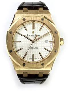 Audemars Piguet Royal Oak 15400OR.OO.D088CR.01 Rose gold Silver