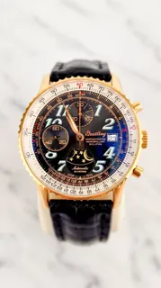 Breitling Eclipse Montbrillant H43330 18k yellow gold Black