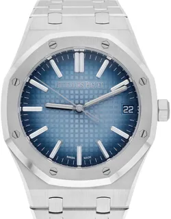 Audemars Piguet Royal Oak 15510BC.OO.1320BC.02 White gold Blue