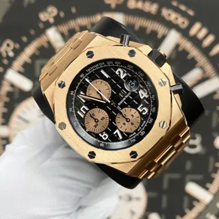 Audemars Piguet Royal Oak Offshore 26470OR.OO.1000OR.03 Rose gold Black and Golden