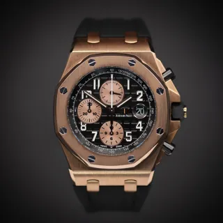 Audemars Piguet Royal Oak Offshore 26470OR.OO.A002CR.02 Rose gold Black and Golden