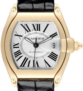 Cartier Roadster w62005v2 18k yellow gold Silver