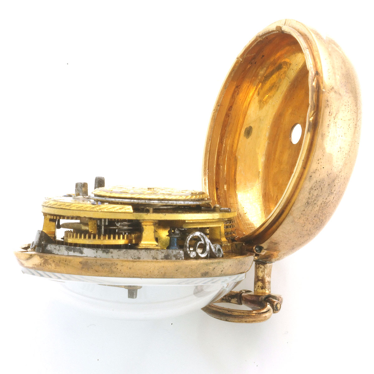Charles Smith VERGE-FUSEE-VC1-003 rose gilt$painted horn White
