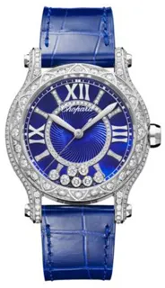 Chopard Happy Sport 1037270 18k white gold Blue