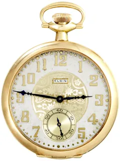 Elgin ITEM-1596 14k yellow gold Silver