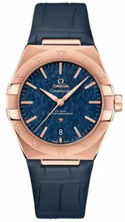 Omega Constellation O13153392003001 Rose gold Blue