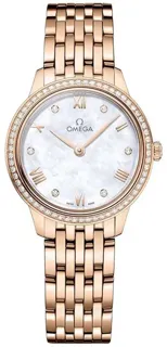 Omega De Ville Prestige O43455286055001 Rose gold White