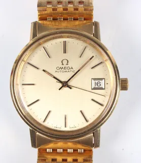 Omega Stainless steel and Gilt-metal