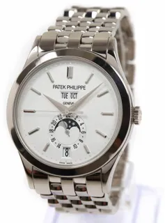 Patek Philippe Annual Calendar 5396/1G-010 White gold Silver