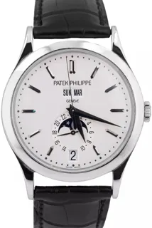 Patek Philippe Annual Calendar 5396G White gold Silver