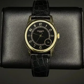 Patek Philippe Calatrava 5000J-001 Yellow gold Black