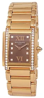 Patek Philippe Twenty~4 4908/11R-010 Rose gold Brown