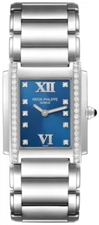 Patek Philippe Twenty~4 4910/10A-012 Stainless steel Blue