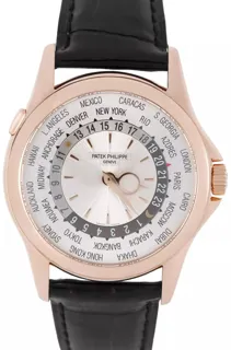 Patek Philippe World Time 5130R-001 Rose gold Silver