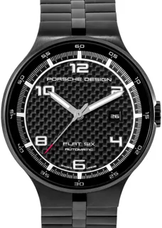 Porsche Design Flat Six P.635043040275 Stainless steel Black