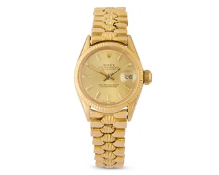 Rolex Oyster Perpetual "Datejust" 25mm 18k yellow gold Golden