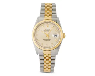 Rolex Oyster Perpetual "Datejust" 36mm Stainless steel and 18k yellow gold Golden