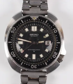 Seiko Captain Willard 6105-8110 Stainless steel Black