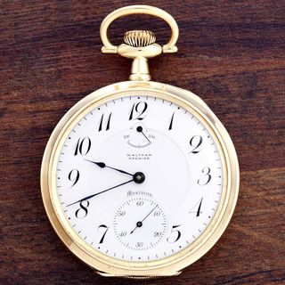 Waltham Watch Company Premier Maximus Yellow gold White 1908