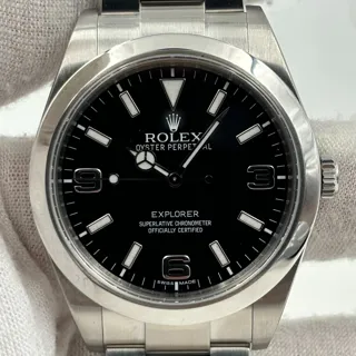 Rolex Explorer 214270-0001 Stainless steel Black