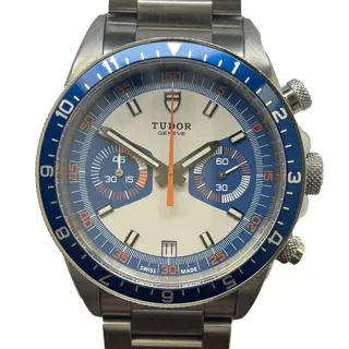 Tudor Heritage M70330B-0004 Stainless steel Blue and Beige