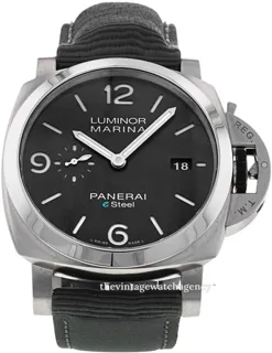 Panerai Luminor 1950 3 Days GMT Power  PAM 01358 Stainless steel Gray