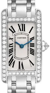 Cartier Tank Américaine WB7073L1 White gold Silver