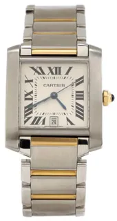 Cartier Tank Française W51005Q4 Stainless steel Silver