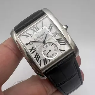 Cartier Tank W5330003 Stainless steel Silver