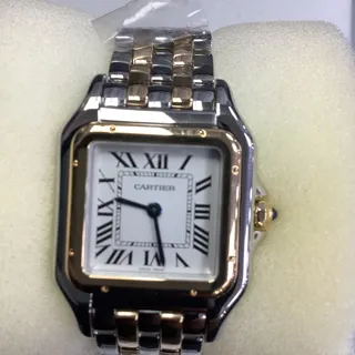 Cartier Panthu00e8re de Cartier Medium Yellow gold and Stainless steel Silver