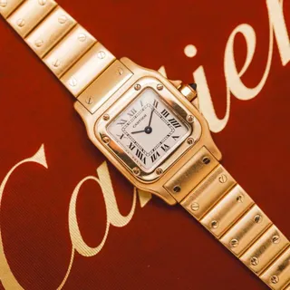 Cartier Santos de Cartier Yellow gold Silver