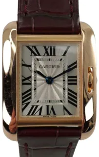 Cartier Tank Anglaise Rose gold Silver