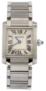 Cartier Tank Française W51008Q3 Stainless steel Silver