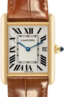 Cartier Tank Louis W1529756 Yellow gold Silver