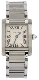 Cartier Tank Française W51008Q3 Stainless steel Silver