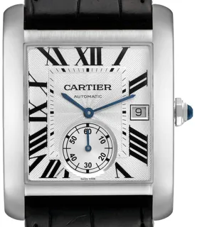 Cartier Tank W5330003 Stainless steel Silver