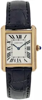 Cartier Tank Solo W5200024 Rose gold Silver