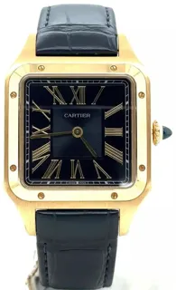 Cartier Santos Dumont WGSA0077 Yellow gold Blue