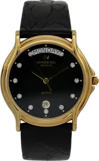 Raymond Weil 9500 G10M Yellow gold Black