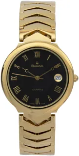 Bulova 362 Yellow gold Black