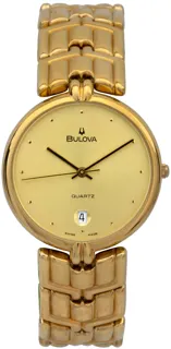 Bulova 110 Gold Yellow gold Golden