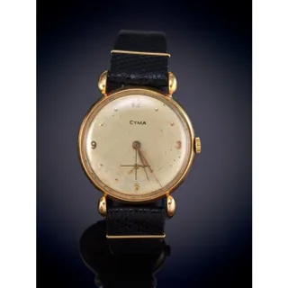 Cyma 18k yellow gold Golden