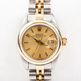 Rolex Oyster Perpetual Date Stainless steel and 18k yellow gold