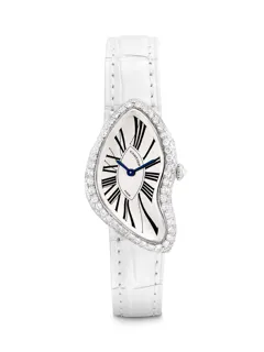 Cartier Crash Platinum Silver