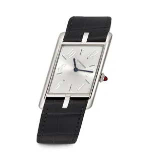 Cartier Tank Asymétrique Platinum Silver