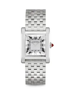 Cartier Tank WGTA0111 Platinum Silver